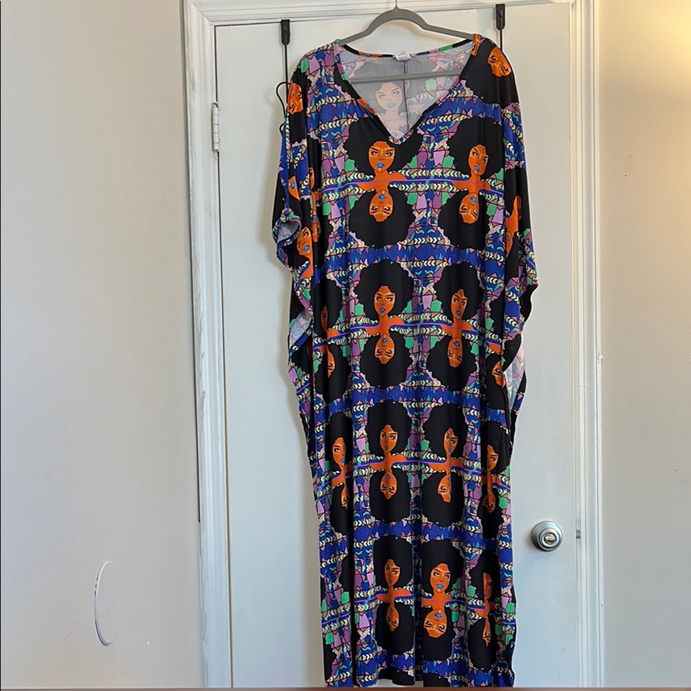 Colorful Women's Kaftan Dress
